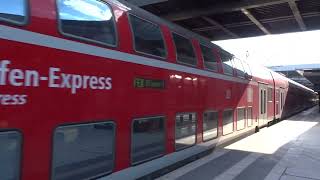 FlughafenExpress mit BR 147 in Berlin Gesundbrunnen FEX18959 Flughafen BER  Terminal 12 [upl. by Otrevire]