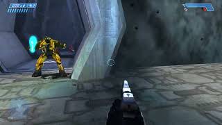 Elite Zealot vs shade turret 2 Halo CE [upl. by Nosittam]