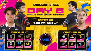 EN FFWS SEA Spring 2024  Knockout Stage  Day 6 [upl. by Akimahs]