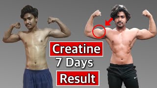 I take Creatine for 7 Days Shocking Result😱 [upl. by Teagan]