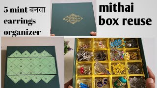 DIY jewellery box mithai box reuse jewellery box making diy jewellerybox [upl. by Nilyram]