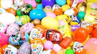 Surprise Eggs Kinder Surprise Cars 2 Thomas Spongebob Disney Pixar Huevo kinder Sorpresa [upl. by Valina]