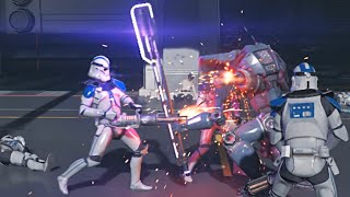 501st Legion VS DT Sentry Droid PART 2  STAR WARS JEDI SURVIVOR [upl. by Enawd]