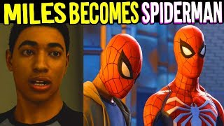 SpiderMan TRAINS MILES MORALES to Become SPIDERMAN Full Story  Spiderman PS4 Silver Lining DLC [upl. by Nnairol328]