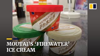 China’s liquor brand Moutai launches ‘baijiu’infused ice cream to attract sceptical millennials [upl. by Ane185]