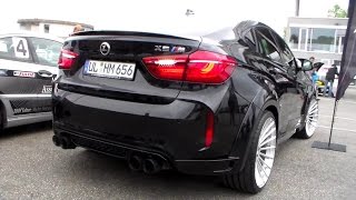 Hamann BMW X6M revs amp sounds HD [upl. by Hairem]