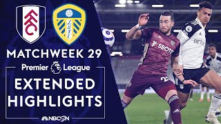 Fulham v Leeds United  PREMIER LEAGUE HIGHLIGHTS  3192021  NBC Sports [upl. by Anaitsirhc]