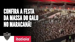 TORCIDA DO ATLÉTICO FAZ A FESTA NO MARACANÃ NA GOLEADA SOBRE O FLAMENGO [upl. by Yasibit603]