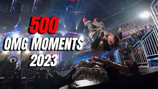 WWE 500 OMG Moments 2023 [upl. by Patton]