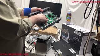 Harbor Freight Cobra 4K NVR Wired Video System  How big HDD supported [upl. by Gnok]