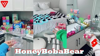 Best HoneyBobaBear Shorts 2024  Honey Boba Bear TikTok Cleaning [upl. by Havot]