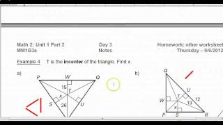 Incenter and Orthocenter [upl. by Tezzil]