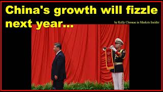 Chinas growth will fizzle next year despite stimulus efforts and its issues will [upl. by Krause225]