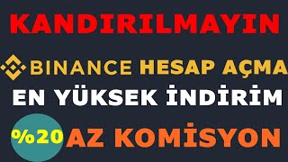 Binance Hesap Açma 2021  KANDIRILMAYIN Binance Kullanım Para Yatırma Çekme Komisyon İndirimi [upl. by Bannerman]