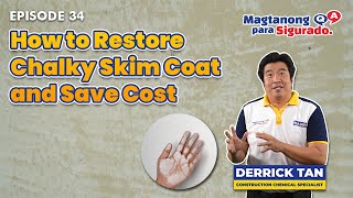 Restoring a Chalky Skim Coat to Save Cost  Home Repair Solution You Should Know [upl. by Hitt96]