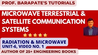 MICROWAVE TERRESTRIAL amp SATELLITE COMMUNICATION SYSTEMS [upl. by Adall303]