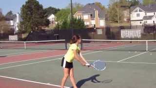 12 And Under Serve Practice Slice Serve [upl. by Derayne]