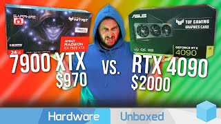 Radeon RX 7900 XTX vs GeForce RTX 4090 GeForce Premium Worth It [upl. by Siroved349]