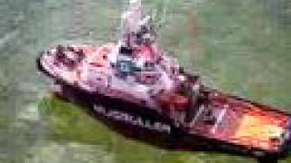 Model Boat Mayhem Typhoon Tug RC [upl. by Bonnice]