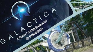 Galactica at Alton Towers  Planet Coaster Recreation [upl. by Ahgem]