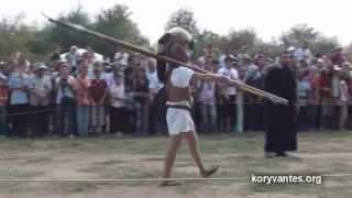 Sarissa pike Demonstration in BIGA 2014  Turkey [upl. by Ewens984]