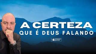 A CERTEZA QUE É DEUS FALANDO  Voz de Deus ViniciusIracet [upl. by Luci434]