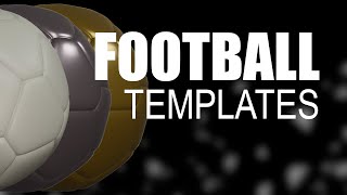 Animation of football templates [upl. by Janerich529]