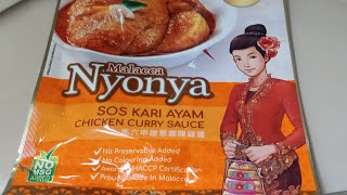 My first time of Cooking Melaka Nyonya Chicken Curry [upl. by Rhea302]