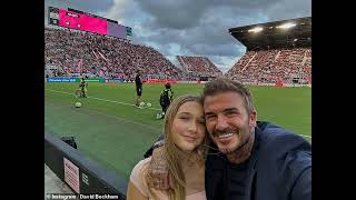 David Beckham 49 praises his incredible daughter Harper 13 as he highlights important matters [upl. by Dauf432]