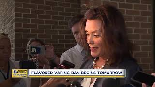 Flavored vaping ban begins tomorrow [upl. by Nahsad586]