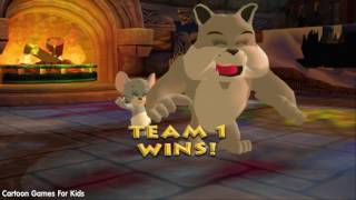 Tom and Jerry Cartoon Games  War of the Whiskers  Team Spike NibblesTuffy Vs Team Tom Butch [upl. by Airan]