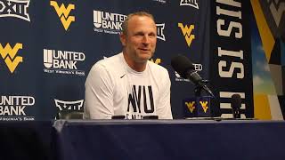 WVU HC Darian DeVries Talks Offseason Foreign Tour  72324 [upl. by Nimad]