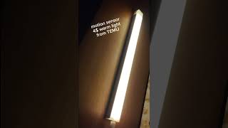 4 motion sensor practical warm light from TEMU [upl. by Enirehtac]