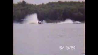 Unlimited Outboards St Louis 1994 Todd Lamb race boats [upl. by Lama]