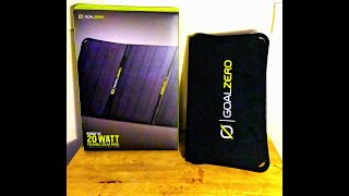 Goal Zero Nomad 20 Solar Panel [upl. by Balbinder]