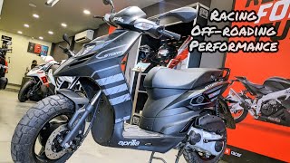 New Aprilia Storm 125 BS6 Matte Black Performance Scooter Detailed Hindi Review [upl. by Annay]