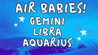 AIR BABIES Gemini Libra Aquarius amp Live Personal Readings TIMELESS [upl. by Enael63]