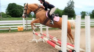 Finns First Ever Triple Bar Oxer [upl. by Lorens]