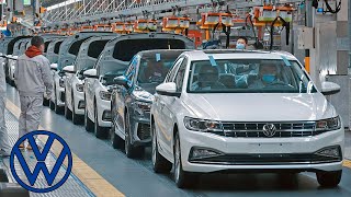 New Volkswagen Sagitar Jetta manufacturing production in CHINA [upl. by Lledrac]