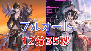 【グラブル】ベリアルHL 水ベリソロ フルオート 【12分35秒】 [upl. by Dnalel]