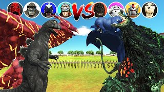 Kaiju Tournament 2VS2 Random Team King Ghidorah  Team Red Titan VS Team Gigan  Team Rodan in ARBS [upl. by Craddock]