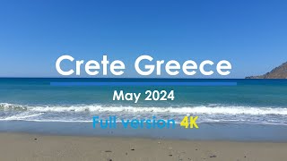 Crete Greece May 2024 Kreta Grecja  Retimno Axos Chania Balos Elafonisi Preveli Drone Insta 360 DJI [upl. by Kinnie]