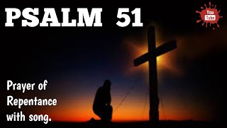 Psalm 51 I A prayer of Repentance with song I Rashis Christian Songs I [upl. by Ahsimot57]