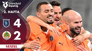 Vestel  Başakşehir 42 Alanyaspor  HighlightsÖzet  Trendyol Süper Lig  202425 [upl. by Meuse55]