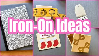 TRY THESE Unexpected Cricut Iron On Vinyl Ideas [upl. by Ylen901]