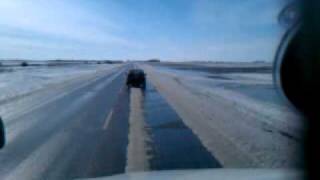 wwwTruckDriverDiarycom  Canada Ice Road Trucking [upl. by Llenrrad]