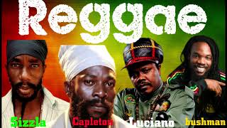 REGGAE  CULTURE MIX SIZZLA CAPLETON LUCIANO BUSHMAN ANTHONY B And Many More reggae hits [upl. by Casilde]