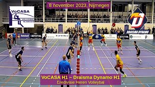 20231108 VoCASA  Draisma Dynamo samenvatting op Big points Eredivisie Heren Volleybal [upl. by Fleischer]