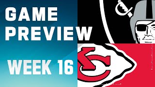 Las Vegas Raiders vs Kansas City Chiefs  2023 Week 16 Game Preview [upl. by Rie]