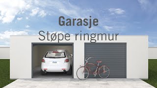 Garasje – Støpe ringmur [upl. by Parik]